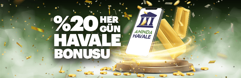 Spor'da Anında Havale ile %20 Bonus