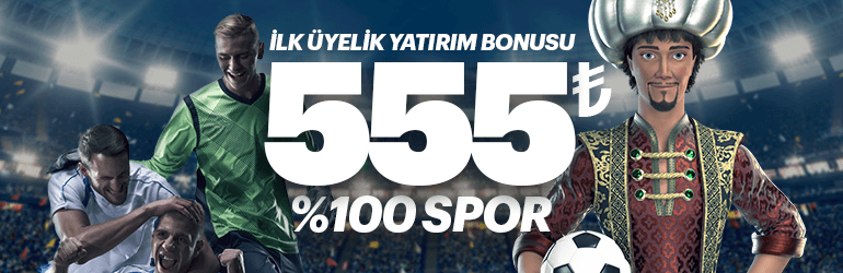 %100 İlk Üyelik Spor Bonusu