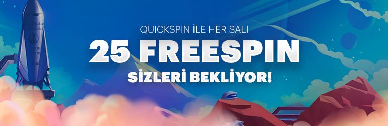 Quickspin Oyunlarında Her Salı 25 Freespin