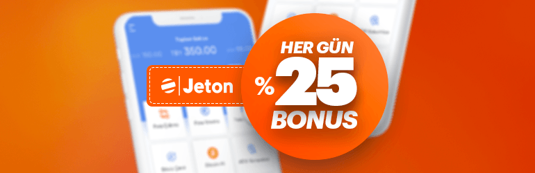Spor'da Jeton ile %25 Bonus